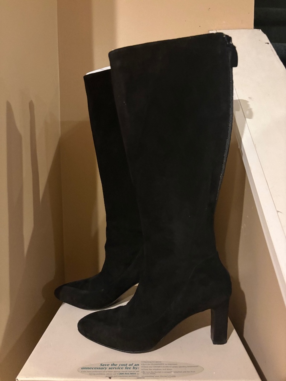 Cole Haan Black Suede Boot